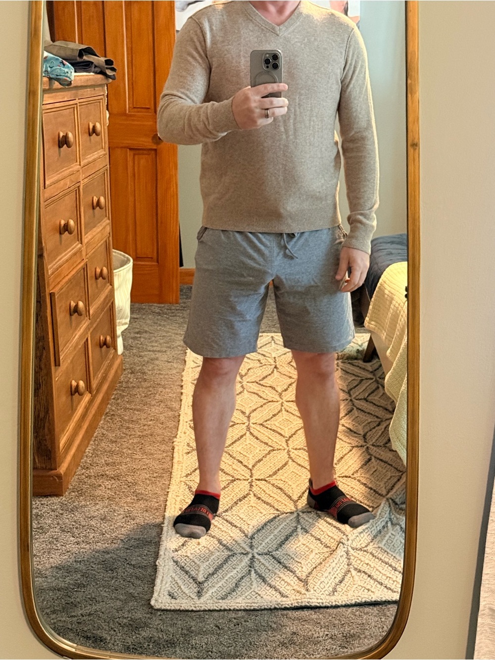 Vince Neutral Beige Cashmere Sweater